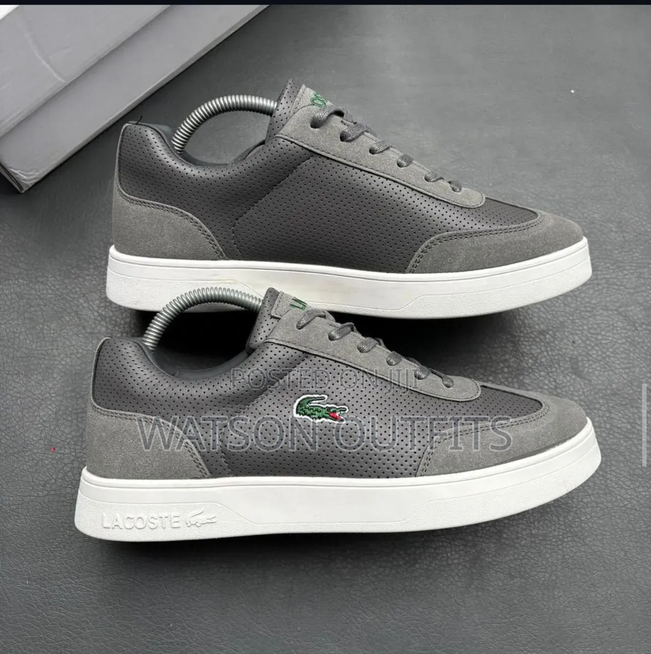 Men's Leather Shoes Lacoste Newly Branded Materials Very Classic Smart