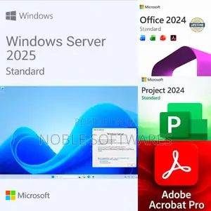 Windows Server 2025 Standard + Office 2024 Standard + Project St 2024