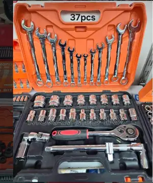 37-Piece Chrome Vanadium Socket Wrench Set