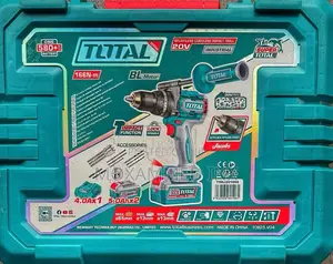 Total Brand 20v Brushless Cordless Impact Drill Kit