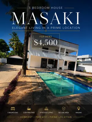 5bdrm House in Masaki for rent