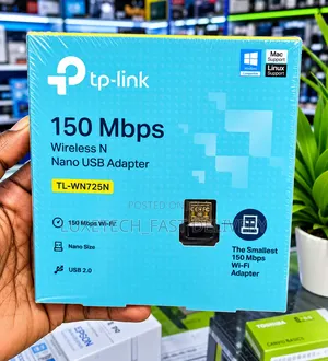 Tp-Link 150mbps Wireless Nano Usb Wifi Adapter Tl-Wn725n