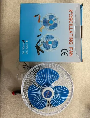 8-Inch Portable Oscillating Fan for Car/Vehicle (24v Dc Power)