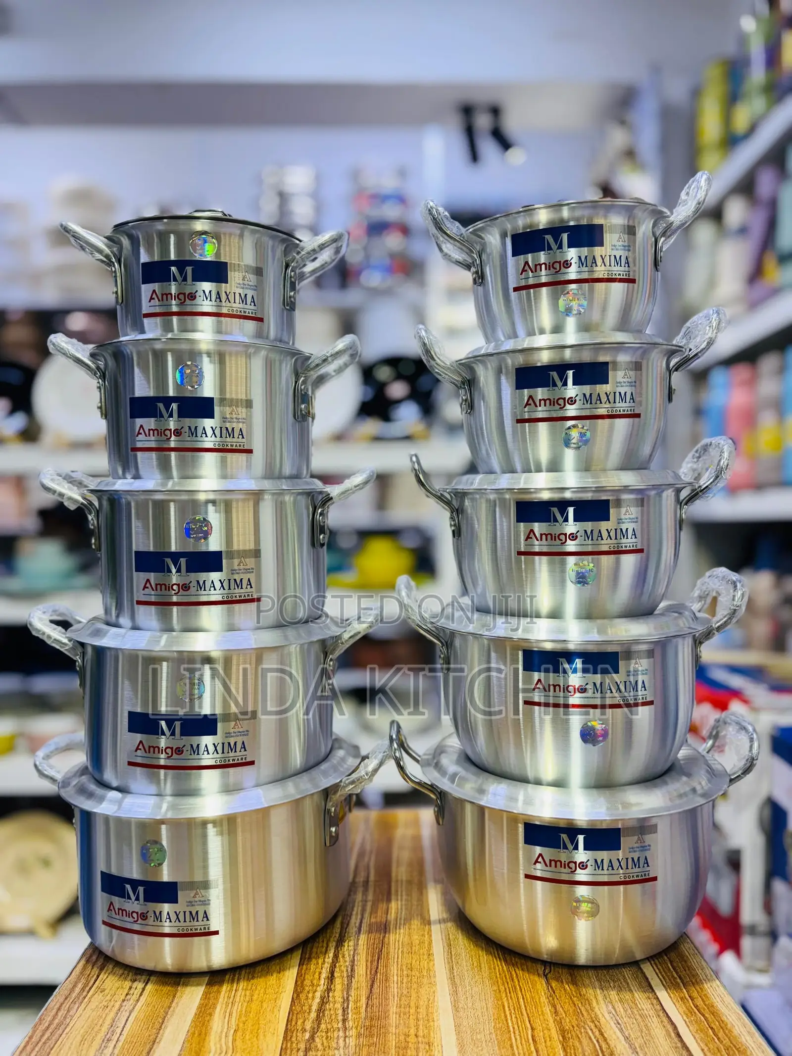 Sufuria Amigo Maxima Set Ya 4pcs, Max 3.5kg