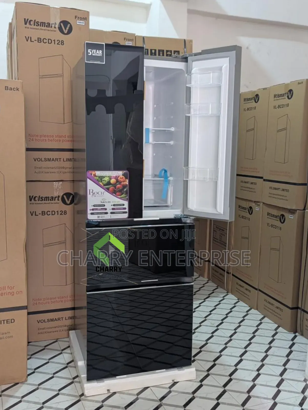 Best Roch Fridge 370 No Frost With Digital Display 298l Refrigerator