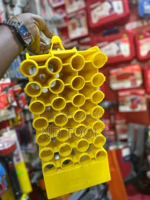 Yellow Wheel Chock 45×20×25 Cm Round Type