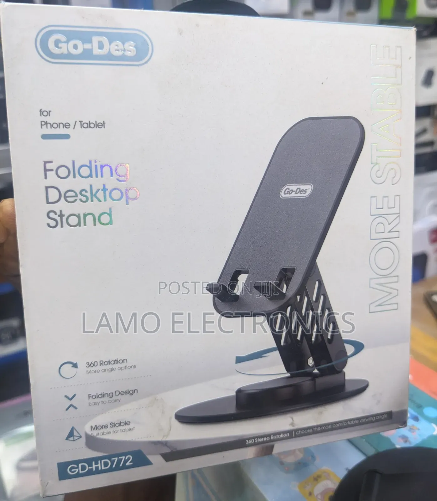 Go-Des Gd-Hd772 for Phone/Tablet Folding Stand