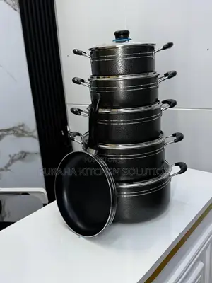 Sufuria Non-Stick 5pcs +Frypan