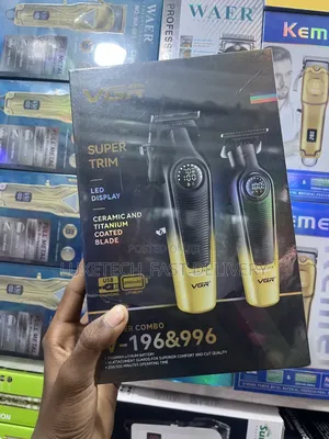 VGR v-196 and v-996 Professional Hair Clipper and Trimmer (2 Machines)