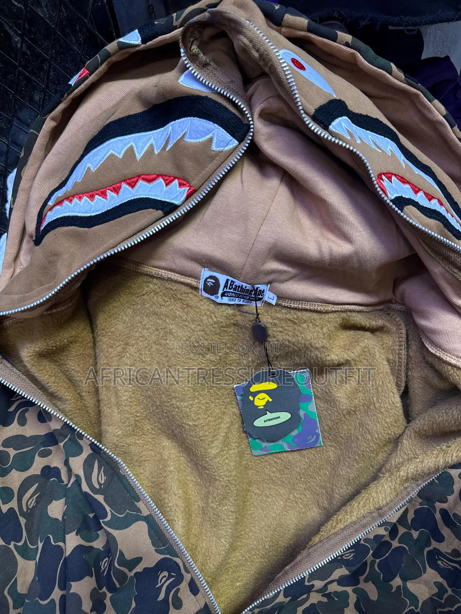 Bape Abc Camo Shark Full Zip- Up Hoodie Available