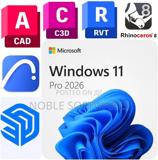 Windows 11 Pro 2026 + 3d Modeling Programs ( Offline Install )