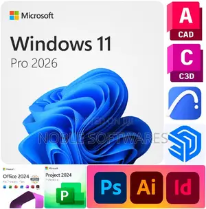 Windows 11 + 3d Modeling Programs + Ms Office + Project + Adobes