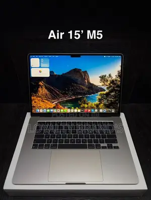 New Laptop Apple MacBook Air 2026 M5 15-inch 16GB Apple M5 SSD 1T