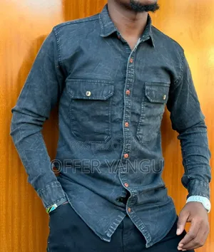 Cargo Jeans Shirt Long Sleeve