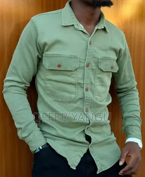 Cargo Jeans Shirt Long Sleeve