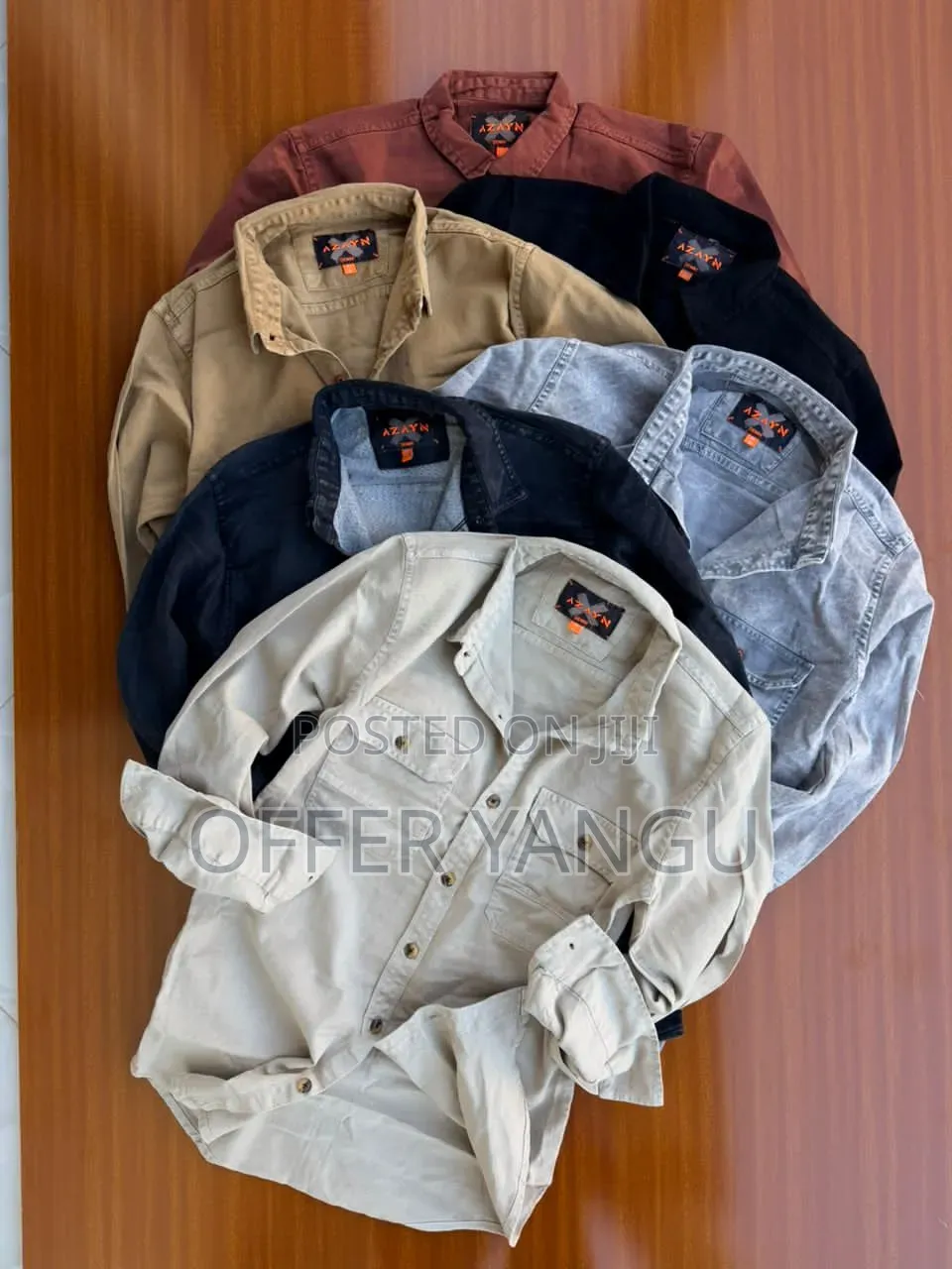 Cargo Jeans Shirt Long Sleeve