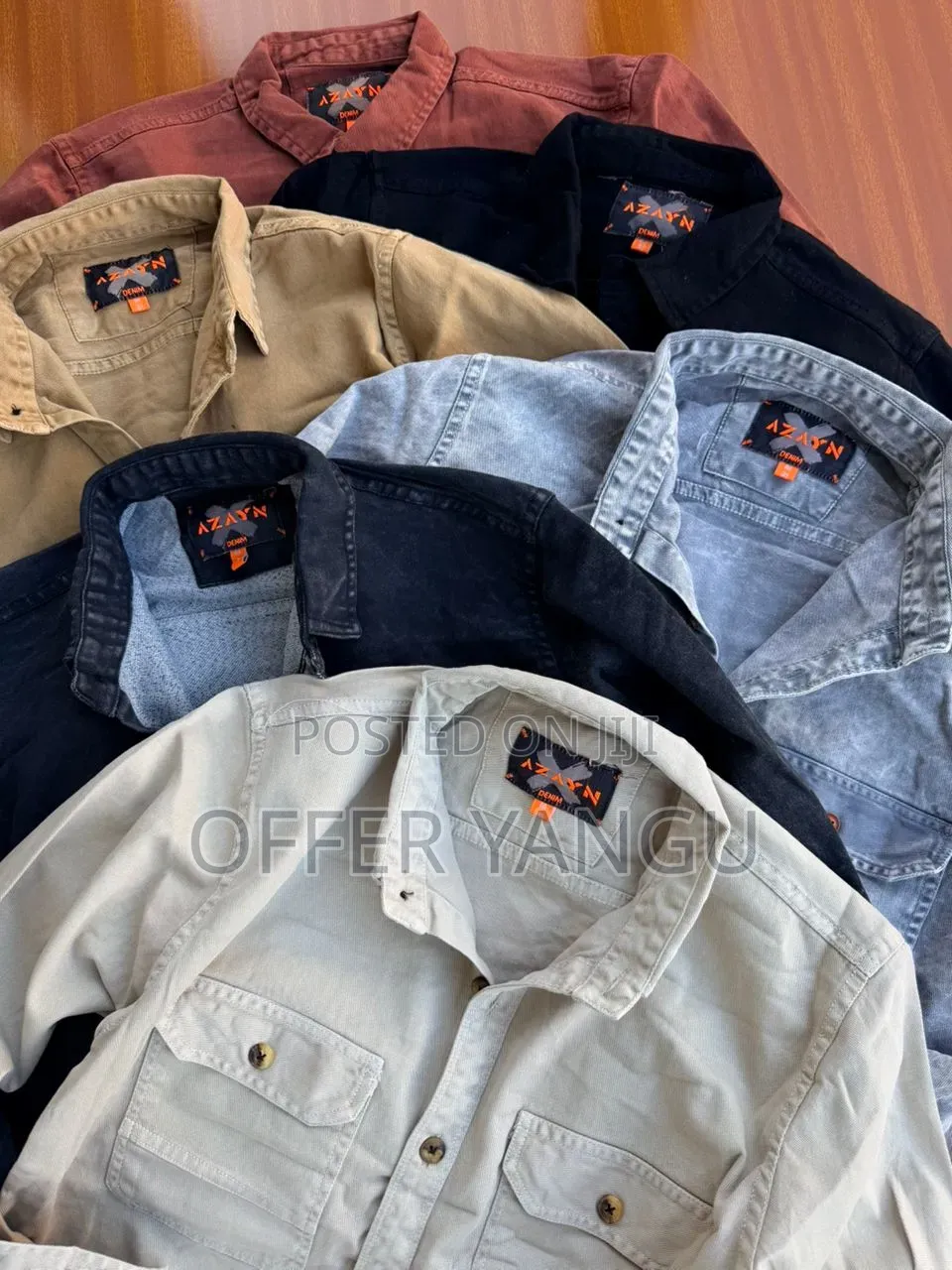 Cargo Jeans Shirt Long Sleeve