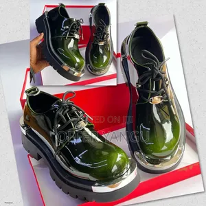 Balenciaga Patent Leather Derby Shoes