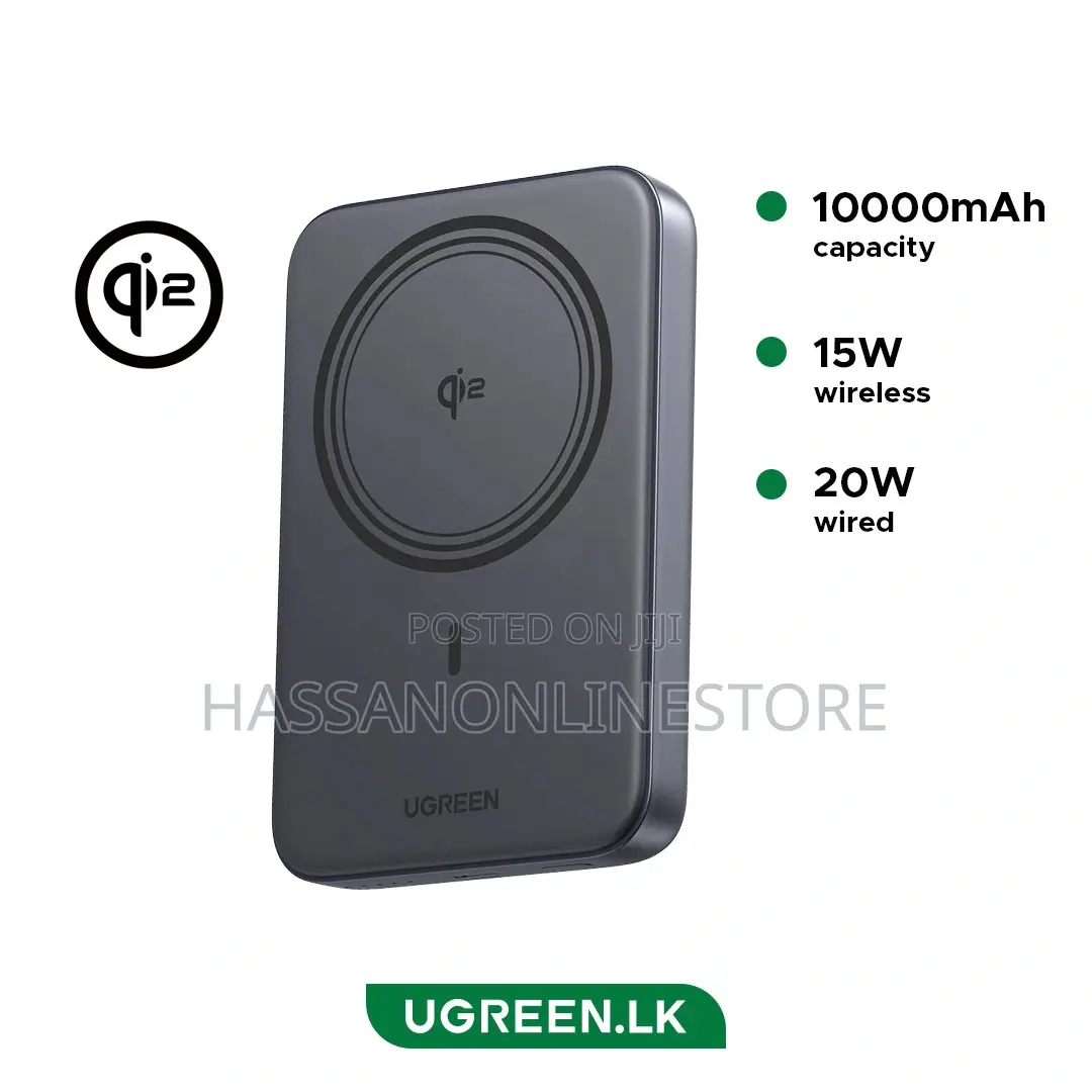 Ugreen 10000mah 20w Qi2 Magnetic Wireless Power Bank – Pb763