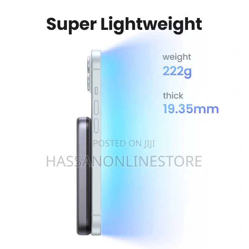 Ugreen 10000mah 20w Qi2 Magnetic Wireless Power Bank – Pb763