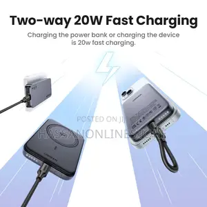 Ugreen 10000mah 20w Qi2 Magnetic Wireless Power Bank – Pb763
