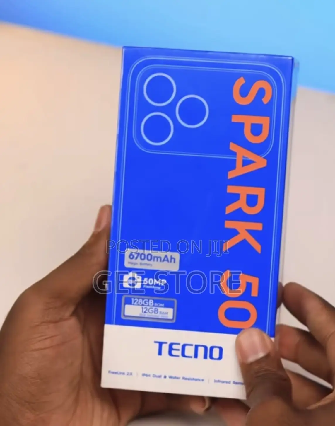 New Tecno Spark 50 128 GB Black