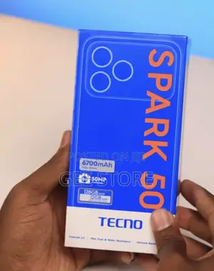 New Tecno Spark 50 128 GB Black