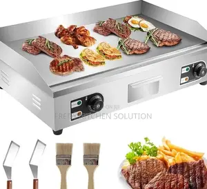 Commercial-Grade Stainless Steel Electric Griddle