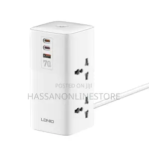 Ldnio Sc4383 70w Multifunctional Universal Desktop Power Adapter