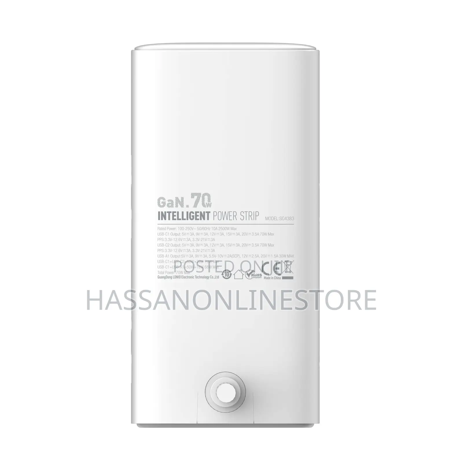 Ldnio Sc4383 70w Multifunctional Universal Desktop Power Adapter