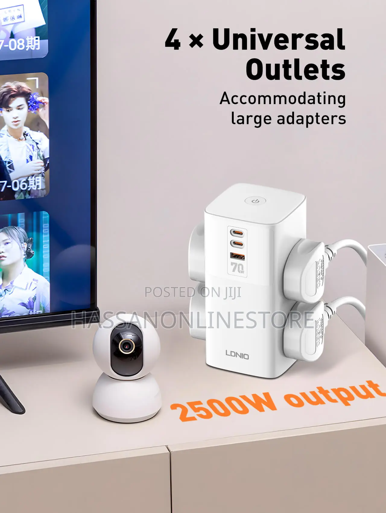 Ldnio Sc4383 70w Multifunctional Universal Desktop Power Adapter