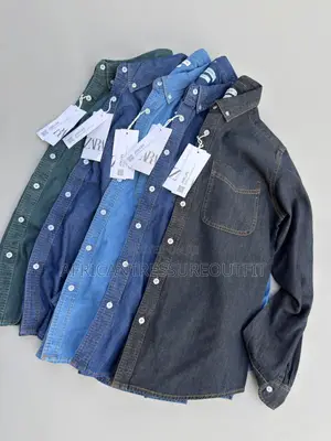 Zara Join Life Long-Sleeves Denim Shirts