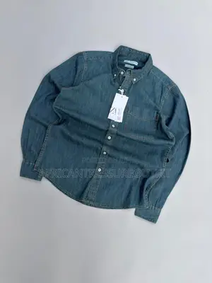 Zara Join Life Long-Sleeves Denim Shirts