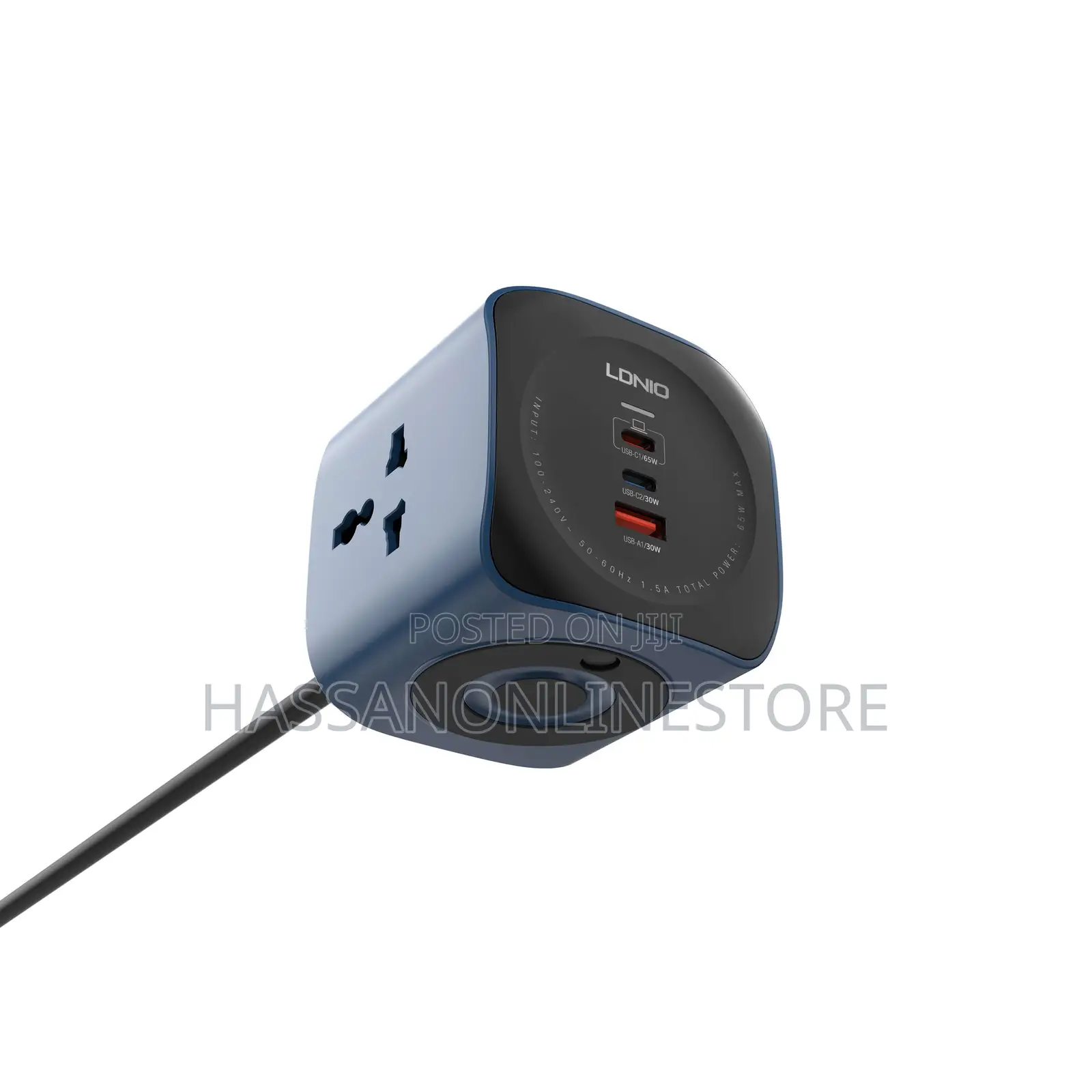 Ldnio Sc3319 6 in 1 Power Socket Adapter Desktop Charger