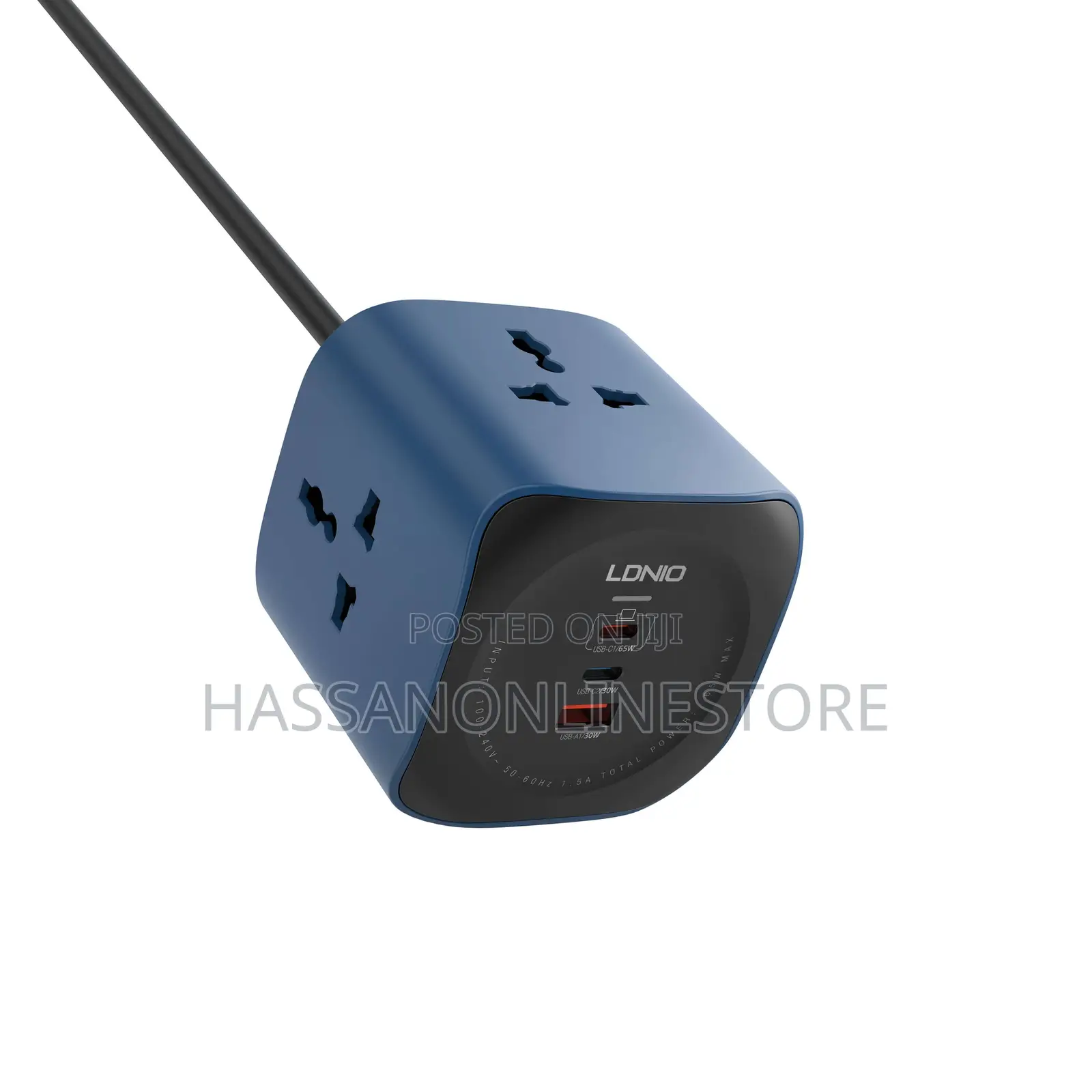 Ldnio Sc3319 6 in 1 Power Socket Adapter Desktop Charger