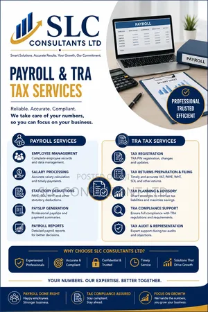 Professional Payroll Services For Companies In Tanzania