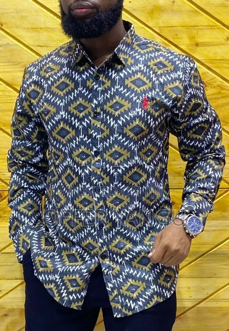 Africa Patterned Men Shirt