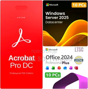 Windows Server 2025 Data Center + Microsoft Office 2024 ( 10 Servers )