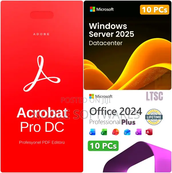 Windows Server 2025 Data Center + Microsoft Office 2024 ( 10 Servers )