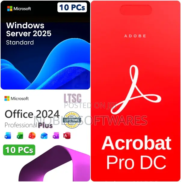 Windows Server Standard 2025 + Microsoft Office 2024 ( 10 Servers )