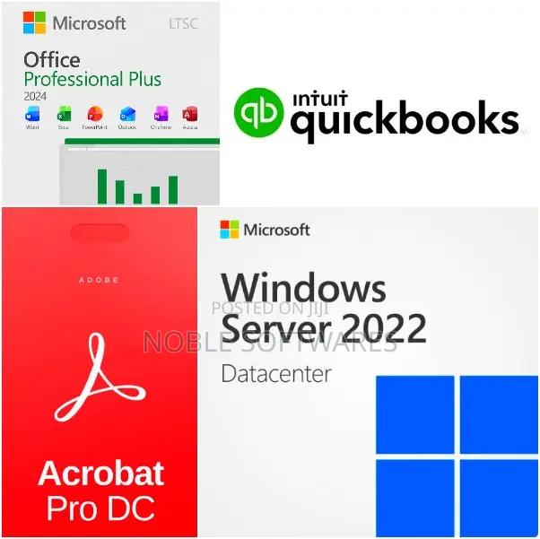 Windows Server 2022 Data Center + Ms Office 2024 + Quickbooks 2024
