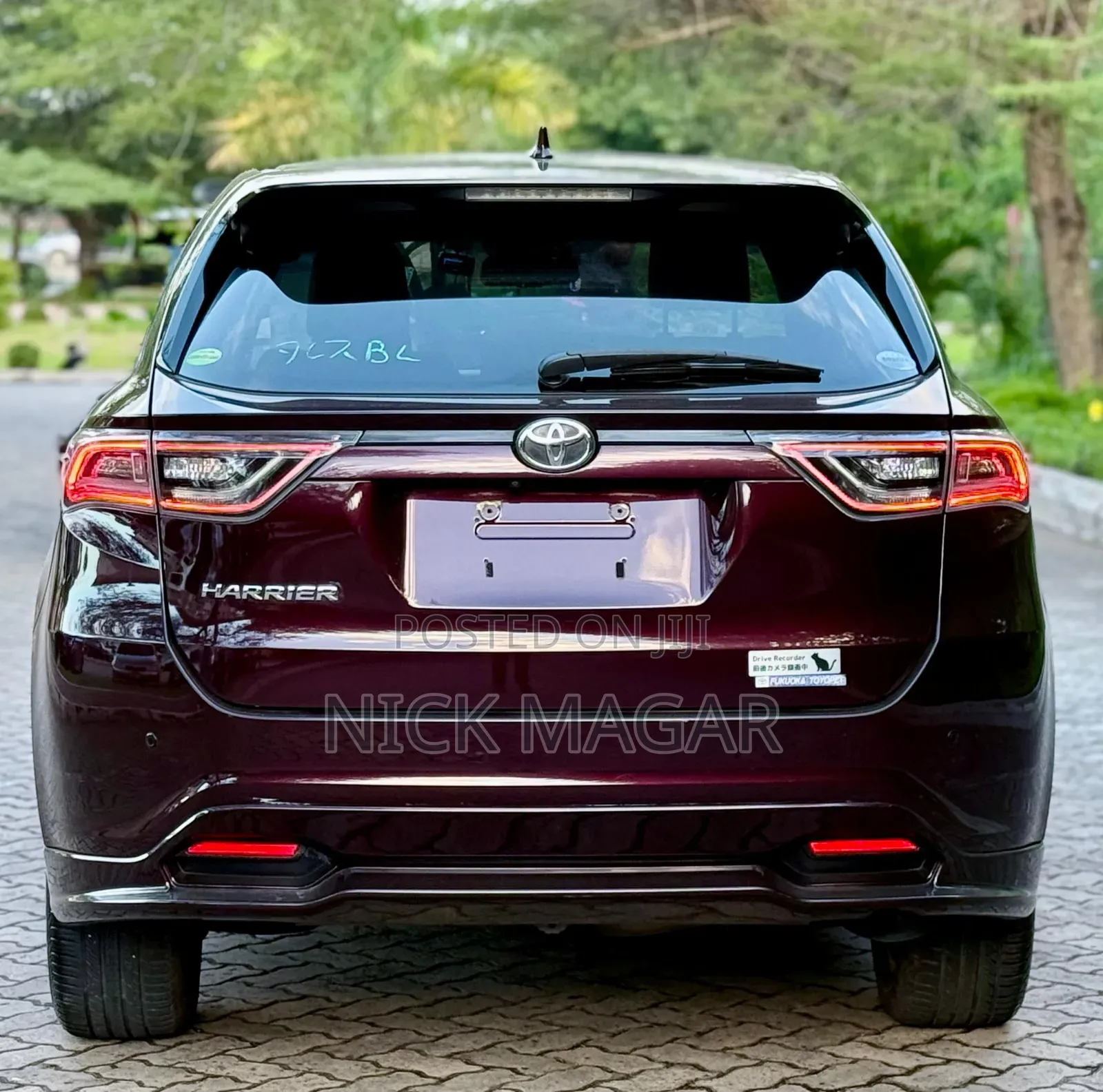 Toyota Harrier 2016 Maroon