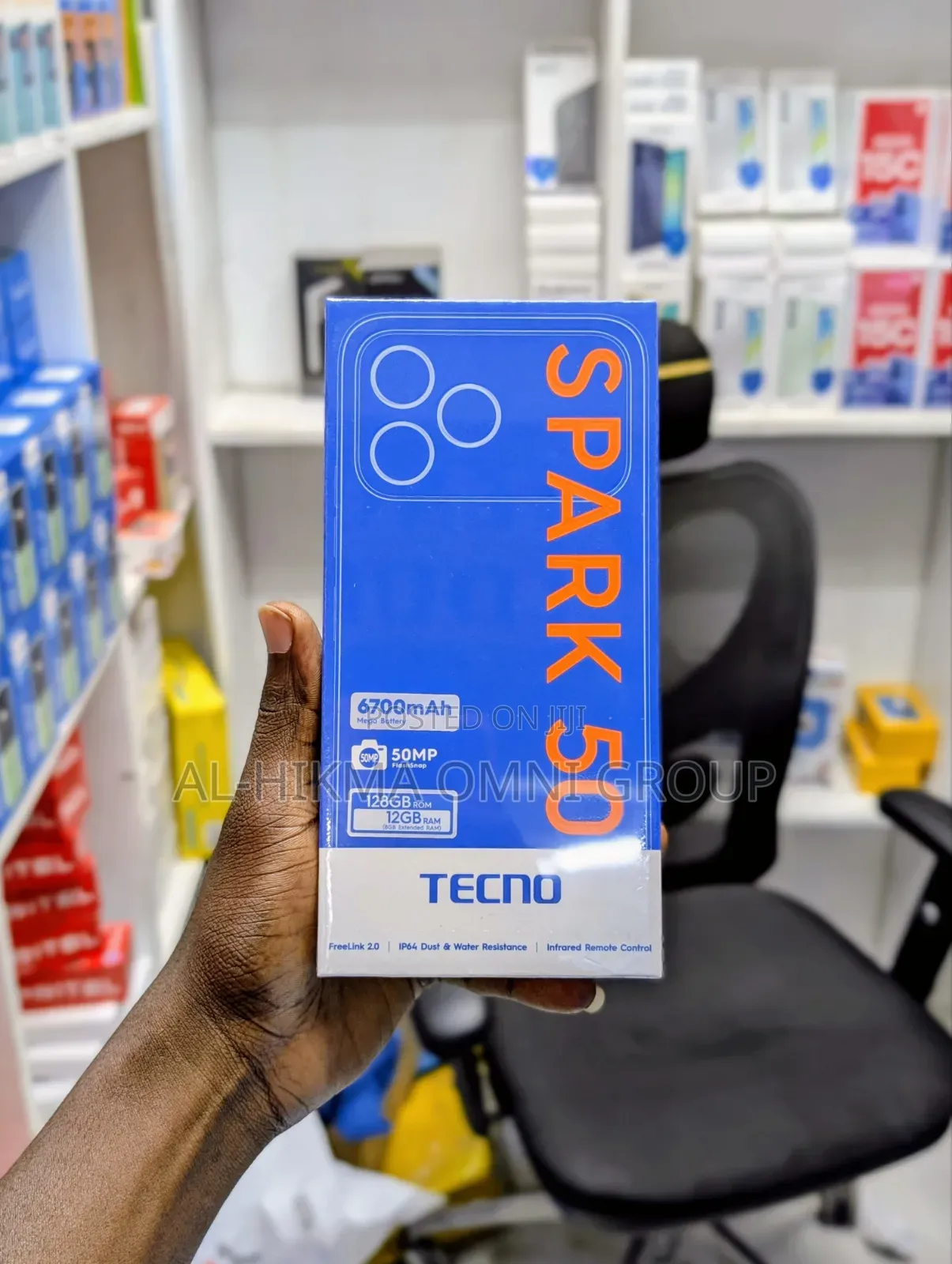New Tecno Spark 50 128 GB Black