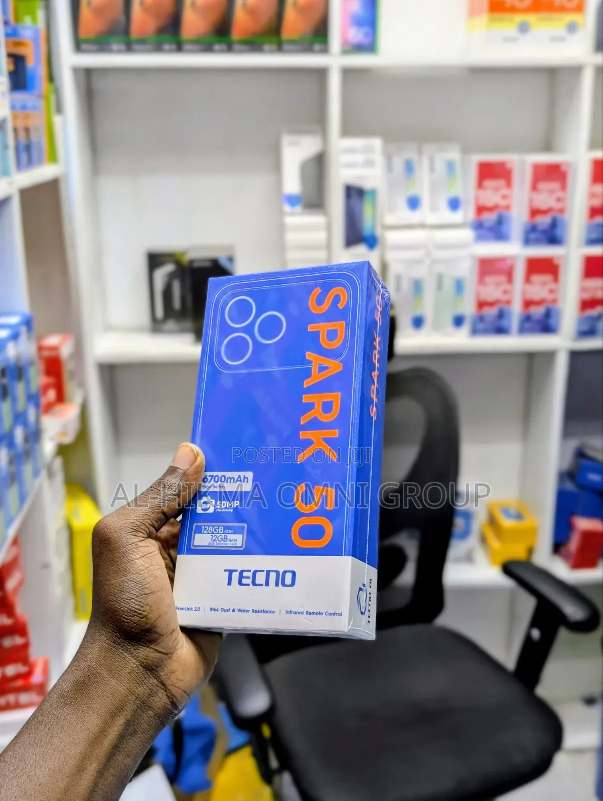New Tecno Spark 50 128 GB Black