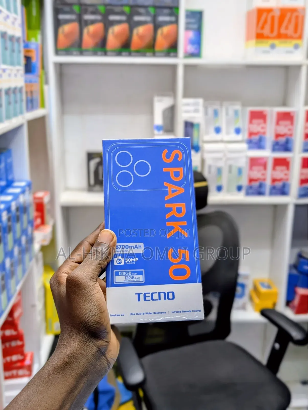 New Tecno Spark 50 128 GB Black