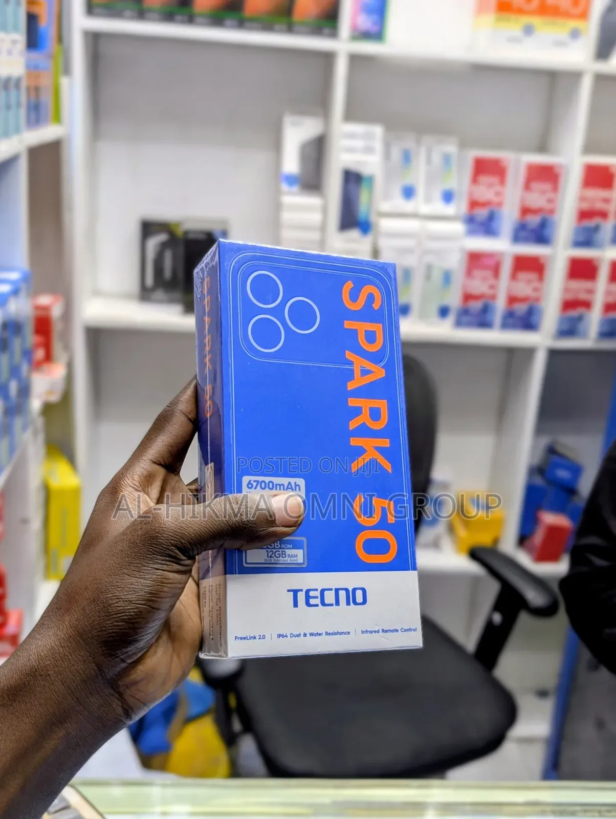 New Tecno Spark 50 128 GB Black
