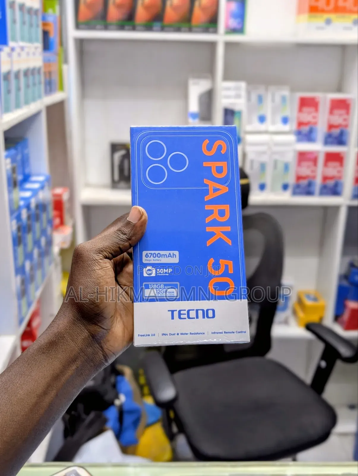 New Tecno Spark 50 128 GB Black