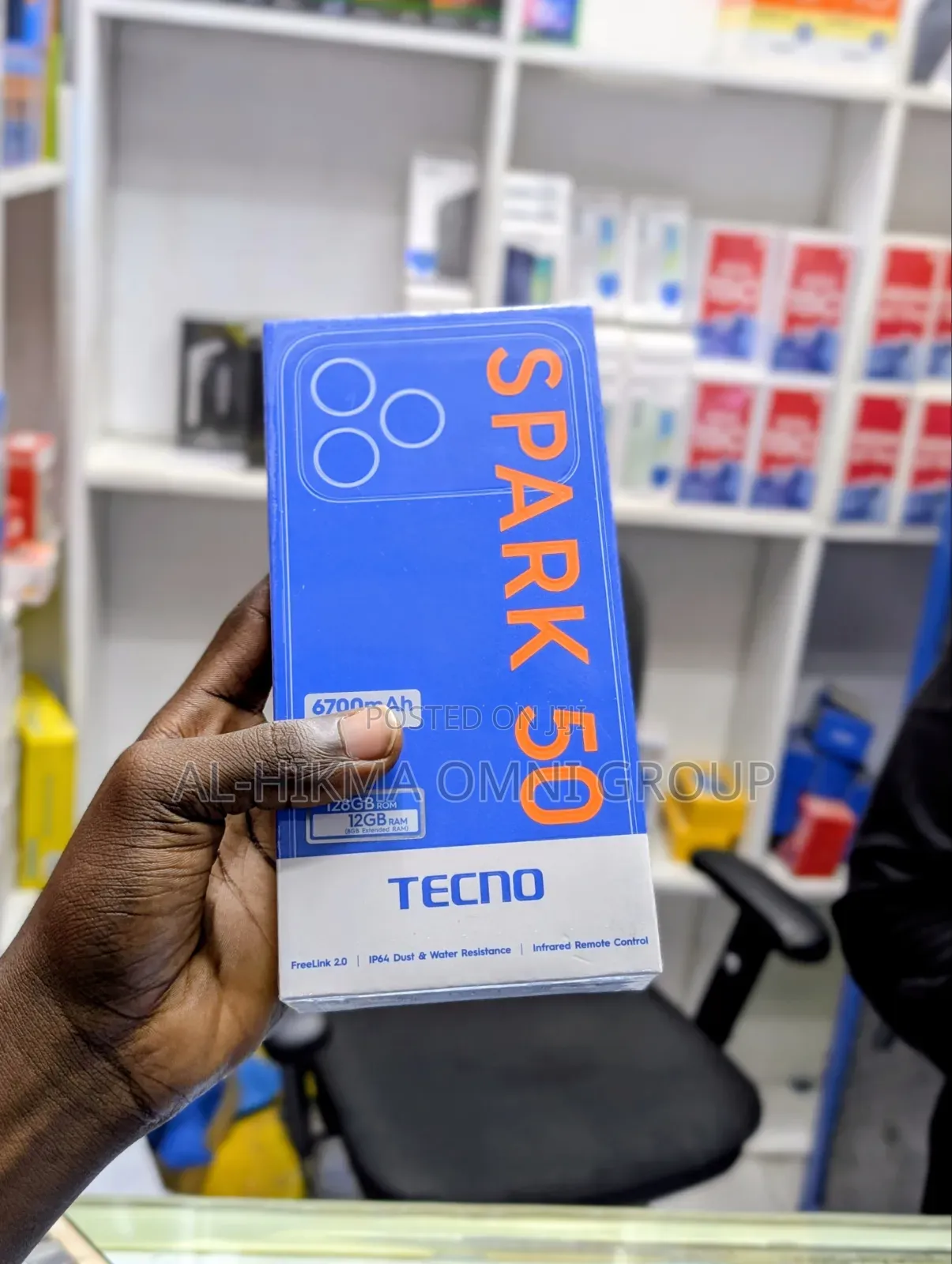 New Tecno Spark 50 128 GB Black