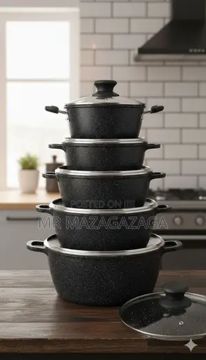 Hot Chef 5-Pieces Non-Stick Cookware Set