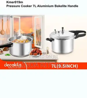 Decakila Pressure Cooker 7lts Aluminum Bakelite Handle